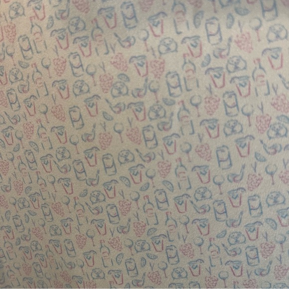 PETER MILLAR GOLF POLO SHIRT -XL- WHITE BLUE COCKTAIL WINE DOT SUMMER COMFORT - Picture 8 of 9